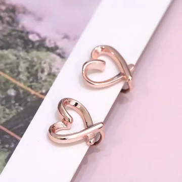 玫瑰金愛心×U型耳夾.avif