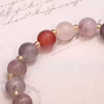 彩色水晶葫蘆×固定式串珠手鍊