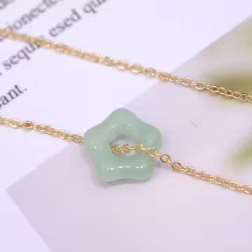 青翠梅花×鎖骨項鍊