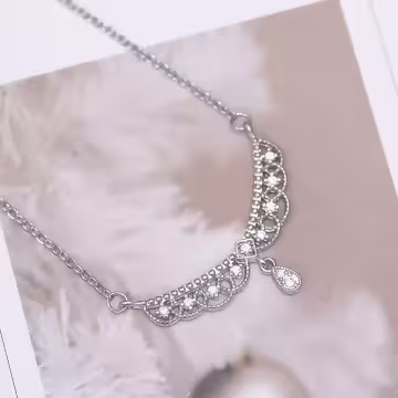 彼得潘蕾絲領×鎖骨項鍊