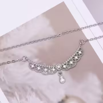 彼得潘蕾絲領×鎖骨項鍊