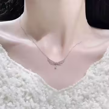 彼得潘蕾絲領×鎖骨項鍊