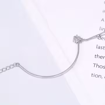 925銀飾×半圈雙層小星星×手鍊