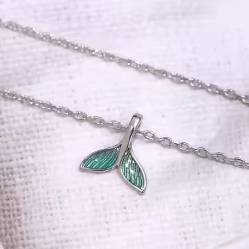 925銀飾×藍尾鯨魚×腳鍊