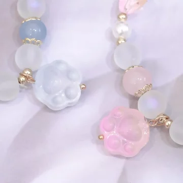 琉璃小貓爪&times;固定式串珠手鍊&times;共二色.avif