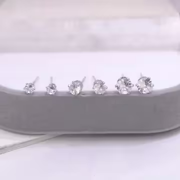 小鋯鑽×三套件耳環組