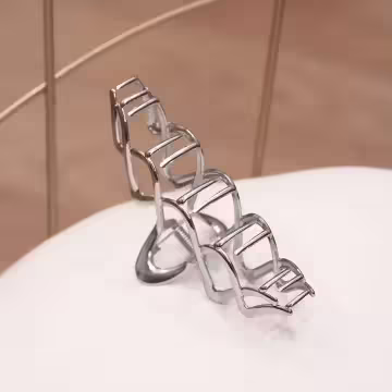 銀色雙波浪×鯊魚夾