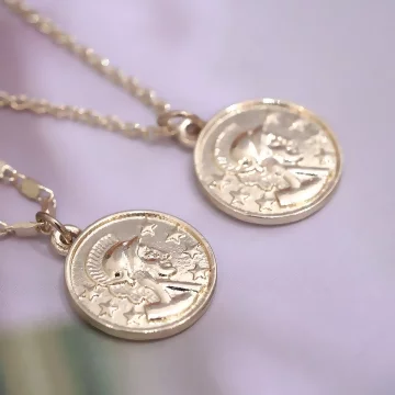 金屬希臘錢幣×雙層項鍊.avif
