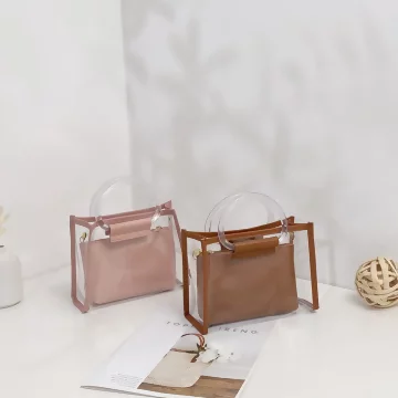雙層可拆透明提把×鍊條斜背包×棕咖.avif