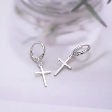 925銀飾×十字×吊墜耳扣.avif