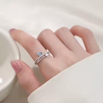 925銀飾×魚生有你×開口戒指