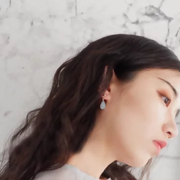月光水珠×吊墜耳環×共二色.avif