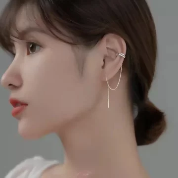 925銀針×簡約晶鑽交叉×耳骨耳線.avif