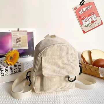 復古燈芯絨×三用後背包×米白.avif