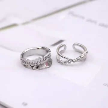 嘻哈金屬小圓珠×五套件戒指組 .avif