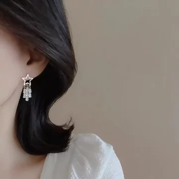 星星流蘇×吊墜耳環.avif