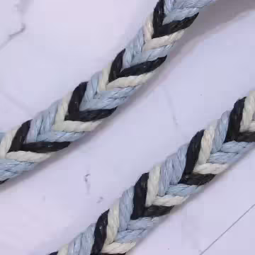 拼色麻花辮子×手機斜背雙勾掛繩×藍黑