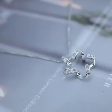 925銀飾×塗鴉鏤空星星×鎖骨項鍊 .avif