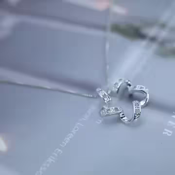 925銀飾×塗鴉鏤空星星×鎖骨項鍊