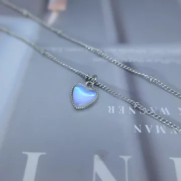 925銀飾×月光麻邊愛心×鎖骨項鍊 .avif