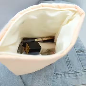 糖果愛心包&times;化妝包&times;粉橘