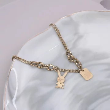 316鋼飾×兔子吊牌×手鍊×金色.avif
