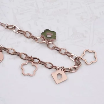 316鋼飾×小花朵 ×手鍊×玫瑰金.avif