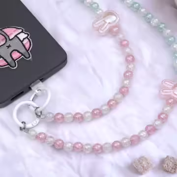 兔子繽紛樂×手機斜背雙勾掛繩