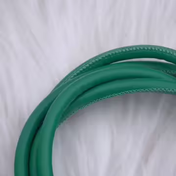 單色簡約皮革×手機斜背雙勾掛繩×深綠