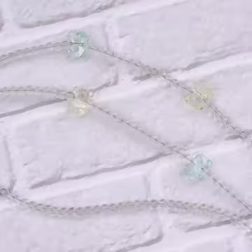 小熊軟糖圓珠×手機斜背雙勾掛繩×透明