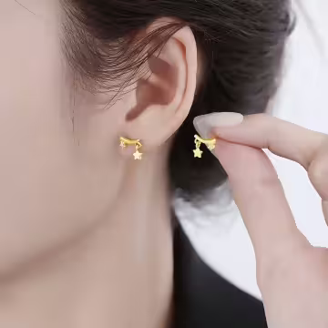 流星閃爍×吊墜耳環