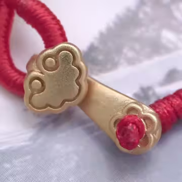 小如意×紅繩戒指