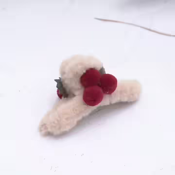 果子毛絨絨×鯊魚夾×共三色