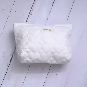 糖果愛心包&times;化妝包&times;白色