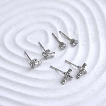 輕奢十字架小水鑽×三套件耳環組.avif