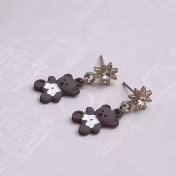 櫻桃小熊×三套件耳環組