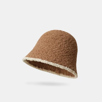 淑女毛絨漁夫帽×毛帽×棕咖白邊.avif