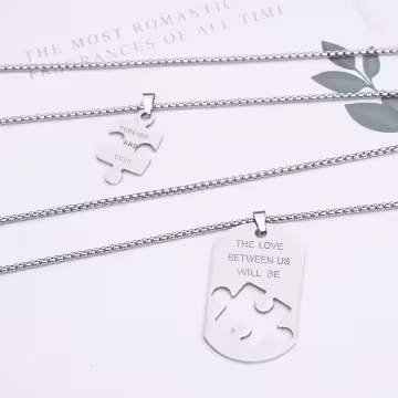 316鋼飾×拼湊回憶×姐妹閨蜜情侶項鍊組