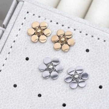 925銀針×復古雛菊小花×耳針.avif