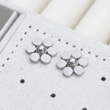 925銀針×復古雛菊小花×耳針.avif