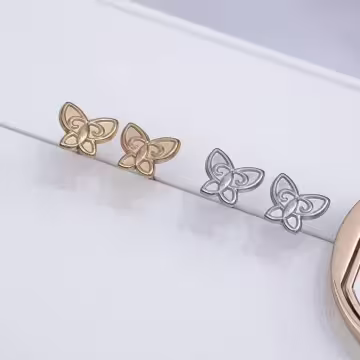 316鋼飾×蝴蝶飛×耳釘×共二色