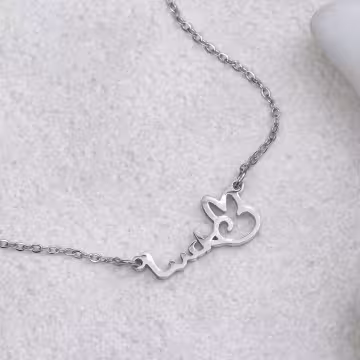 316鋼飾×Luck好運YA×鎖骨項鍊×銀色