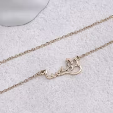 316鋼飾×Luck好運YA×鎖骨項鍊×金色