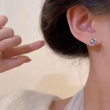 銀河宇宙之心&times;三套件耳環組