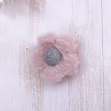 小花朵絨毛×鯊魚夾×共二色