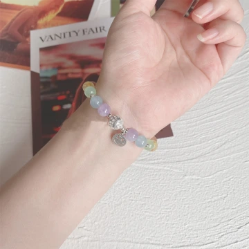 笑臉琉璃多巴氨×固定式串珠手鍊.avif