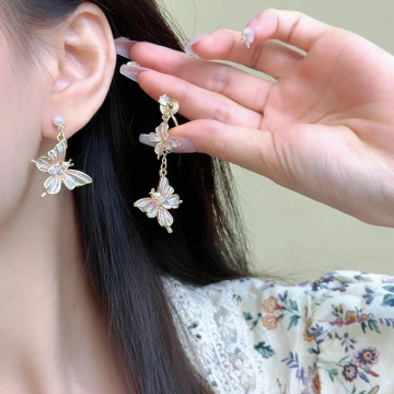 嬌嫩粉蝶×吊墜耳環.avif