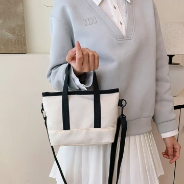 休閒托特小包×斜背袋×白色.avif