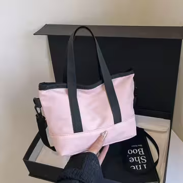 休閒托特小包×斜背袋×粉紅