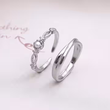 珍珠捧花×情侶對戒